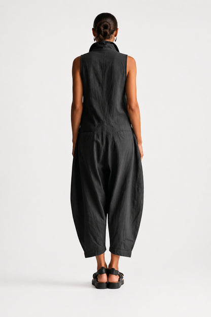 Elara | Ärmelloser Oversize-Jumpsuit
