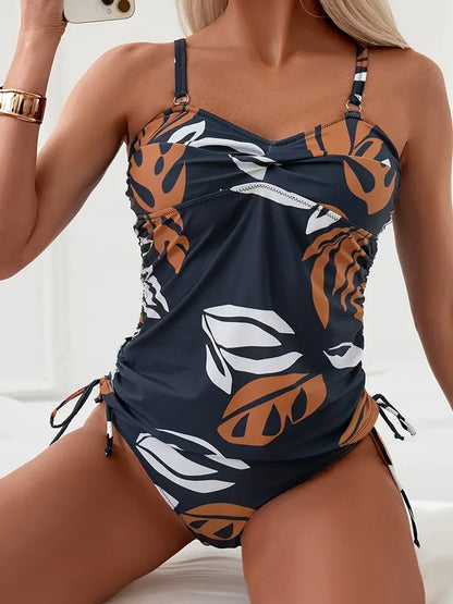 Maya | Damen-Tankini mit Tropenmuster