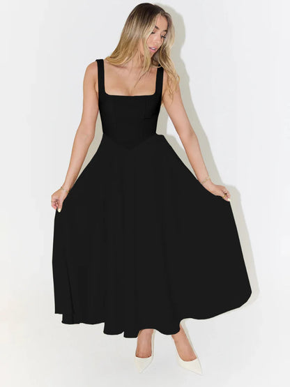 Camille | Fließendes Midi-Sommerkleid