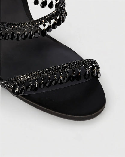 Aurelia Kristall | Sandaletten mit Stiletto-Absatz