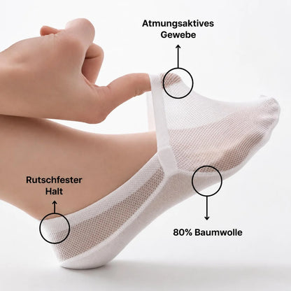 Unsichtbare Sneaker-Socken (4er-Pack)